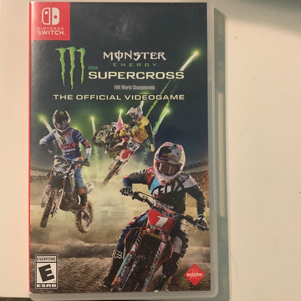 Monster energy Supercross  Nintendo switch game